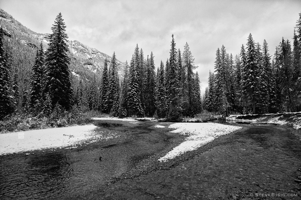 Early Fall Snow, Cle Elum River, Washington, 2012 | Pacific Northwest ...